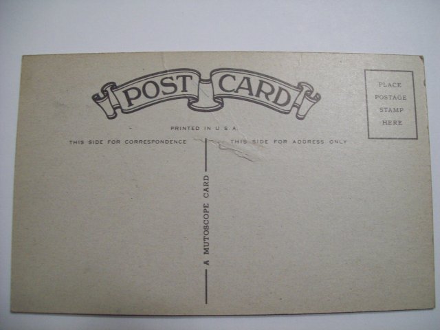 MUTOSCOPE POST CARD