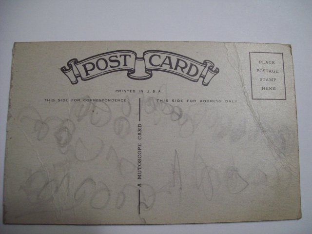 MUTOSCOPE POST CARD