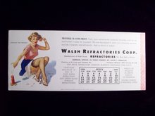 PIN UP CALENDAR BLOTTER