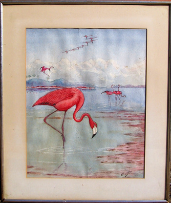 Oscar Hess, Original Watercolor Painting