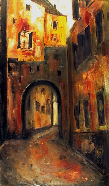 Judge, Oil Painting on Canvas, 1967