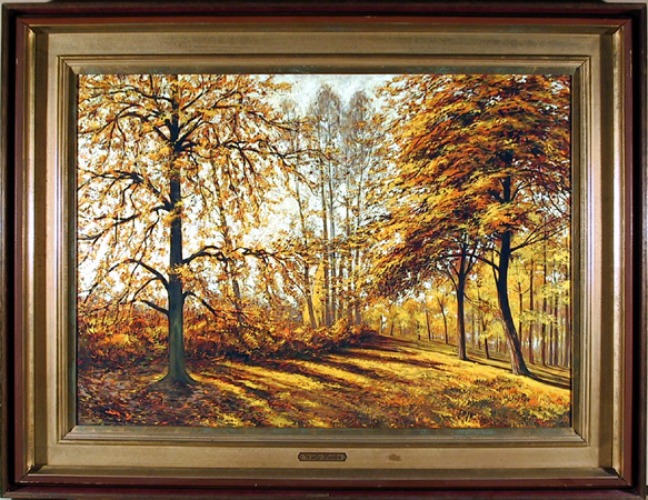Willy Seiler Original Oil on Canvas Landscape