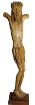 A.V. Dimancas Haitian Sculpture of Jesus, 1961