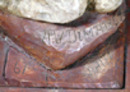 A.V. Dimancas Haitian Sculpture of Jesus, 1961
