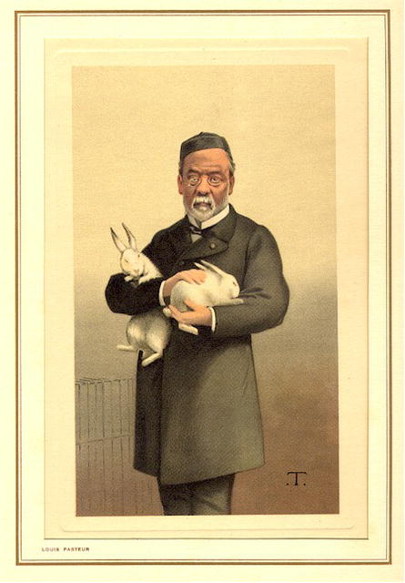19th Century Spy Caricature, Louis Pasteur