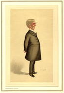 19th Century Spy Caricature, Oliver Wendell
