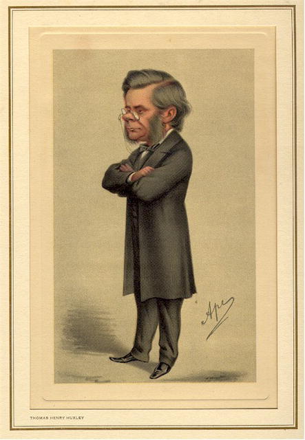 19th Century Spy Caricature,Thomas Henry Huxley