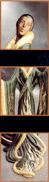 Erte Bronze Sculpture, Femme de Luxe, 1983