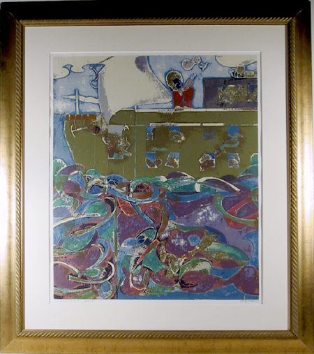 Romare Bearden Noah's Ark, Screenprint
