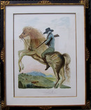 Salvador Dali S/N Lithograph, Caballero