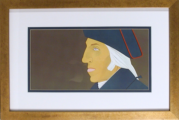 Alex Katz, George Washington, Framed Print