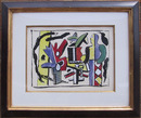 Fernand Leger Color-Pochoir, 1953