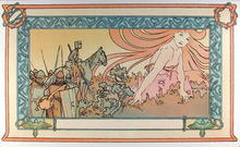 Alphonse Mucha, Lithograph, Soldiers Dream