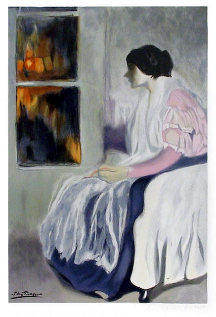 Pablo Picasso, Lithograph, La Soeur de L'Artist