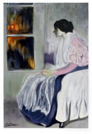 Pablo Picasso, Lithograph, La Soeur de L'Artist