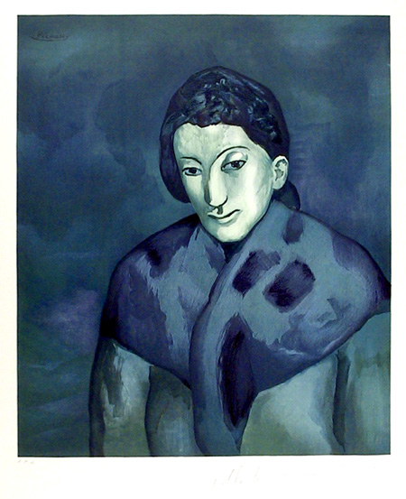 Pablo Picasso, Lithograph, Buste de Femme