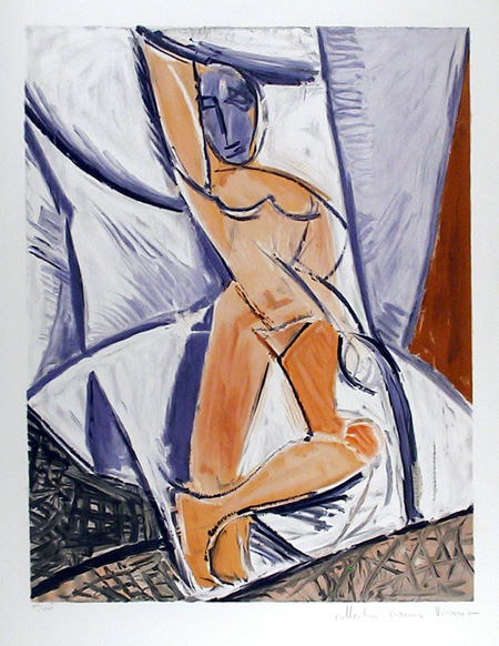 Pablo Picasso, Lithograph, Etude pour le nu