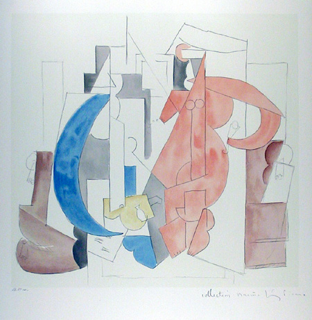 Pablo Picasso, Lithograph, Cubist Composition