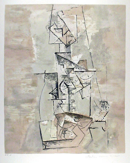 Pablo Picasso, Lithograph, Femme a la Guitare