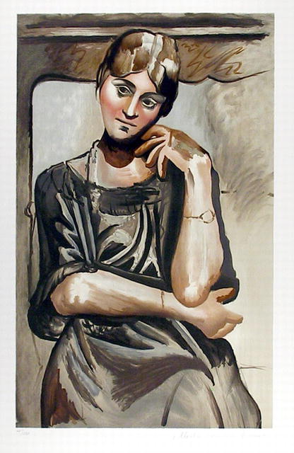 Pablo Picasso, Lithograph, Olga Picasso
