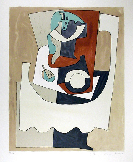 Pablo Picasso Lithograph, Nature Motre Cubist