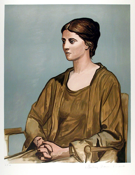 Pablo Picasso Lithograph, Olga Picasso