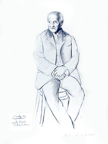 Pablo Picasso Lithograph, Portrait du Maitre