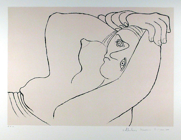 Pablo Picasso Lithograph, Femme Couchee