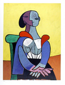 Pablo Picasso Lithograph, Femme A La Chaise