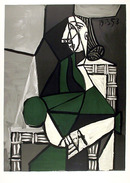 Pablo Picasso Lithograph, Portrait de Femme
