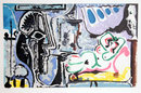 Pablo Picasso Lithograph, Le Peintre Et Son