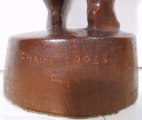 Chaim Gross Original Hand-carved wood