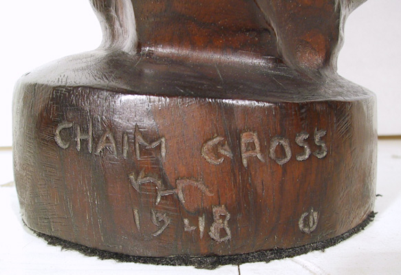 Chaim Gross Original Hand-carved wood