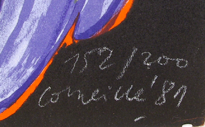Corneille, Signed & Numbered Lithograph, Nude