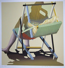 Hava Raucher, On the Beach, Signed Serigraph