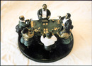 Bruno Luna, Blackjack, Mexican Bronze Sculpture