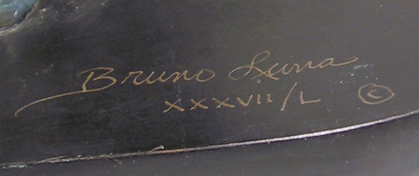 Bruno Luna, Gymnast, Mexican Bronze Sculpture