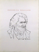 Ben Shahn Lithograph, Frederick Douglas, 1965