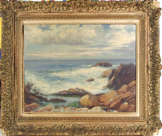 Abraham Rosenthal Oil Painting, New England