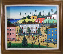Murak St. Vip, Oil on Canvas Painting Caribbean
