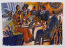 Theo Tobiasse, signed & numbered Lithograph,