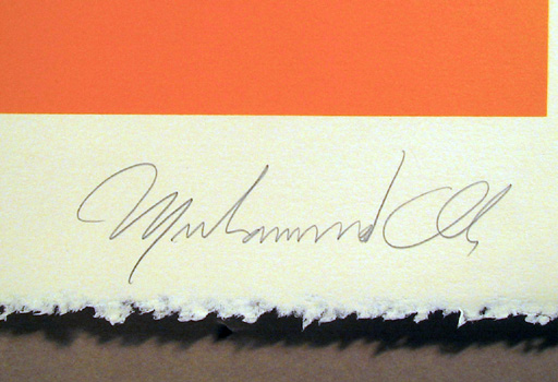 Muhammad Ali, Mosque, Signed Serigraph