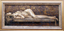 Bill Mack Large Relief Painting, Reclining Nude