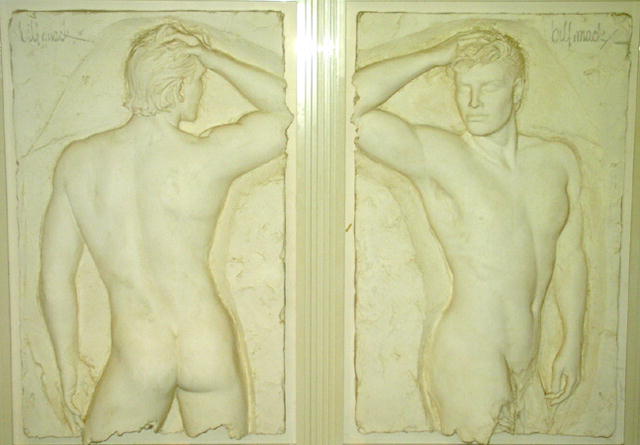 Bill Mack, Bonded Sand Sculpture, Male Nude