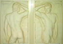 Bill Mack, Bonded Sand Sculpture, Male Nude