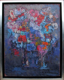 Miriam Bromberg, Flowers, Oil on Canvas
