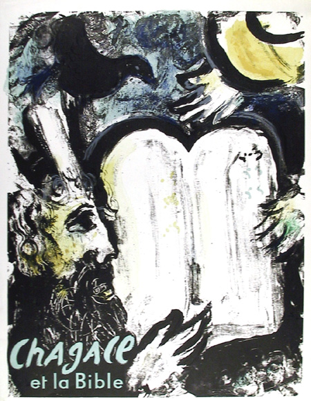 Marc Chagall, Moses and the Tablets of Law