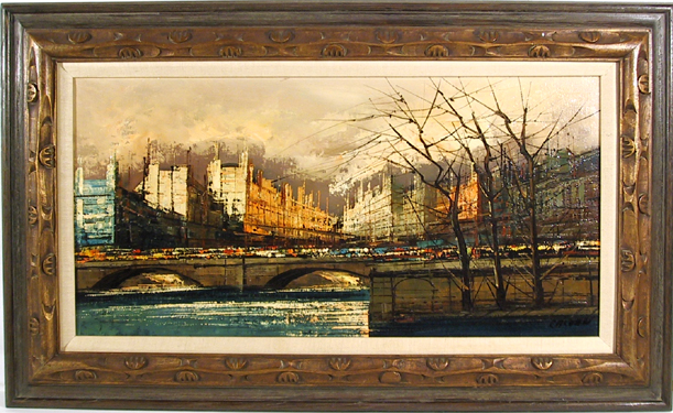 Caluhn, Oil Painting, French Bridge