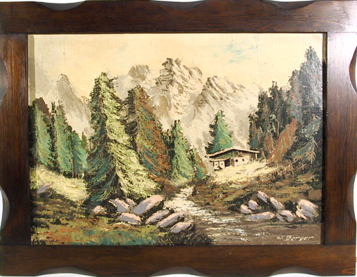 W. Berger, German Landscape Oil Painting