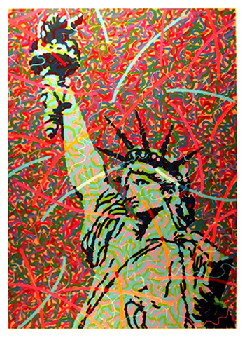 Greg Constantine, Statue of Liberty, Signed